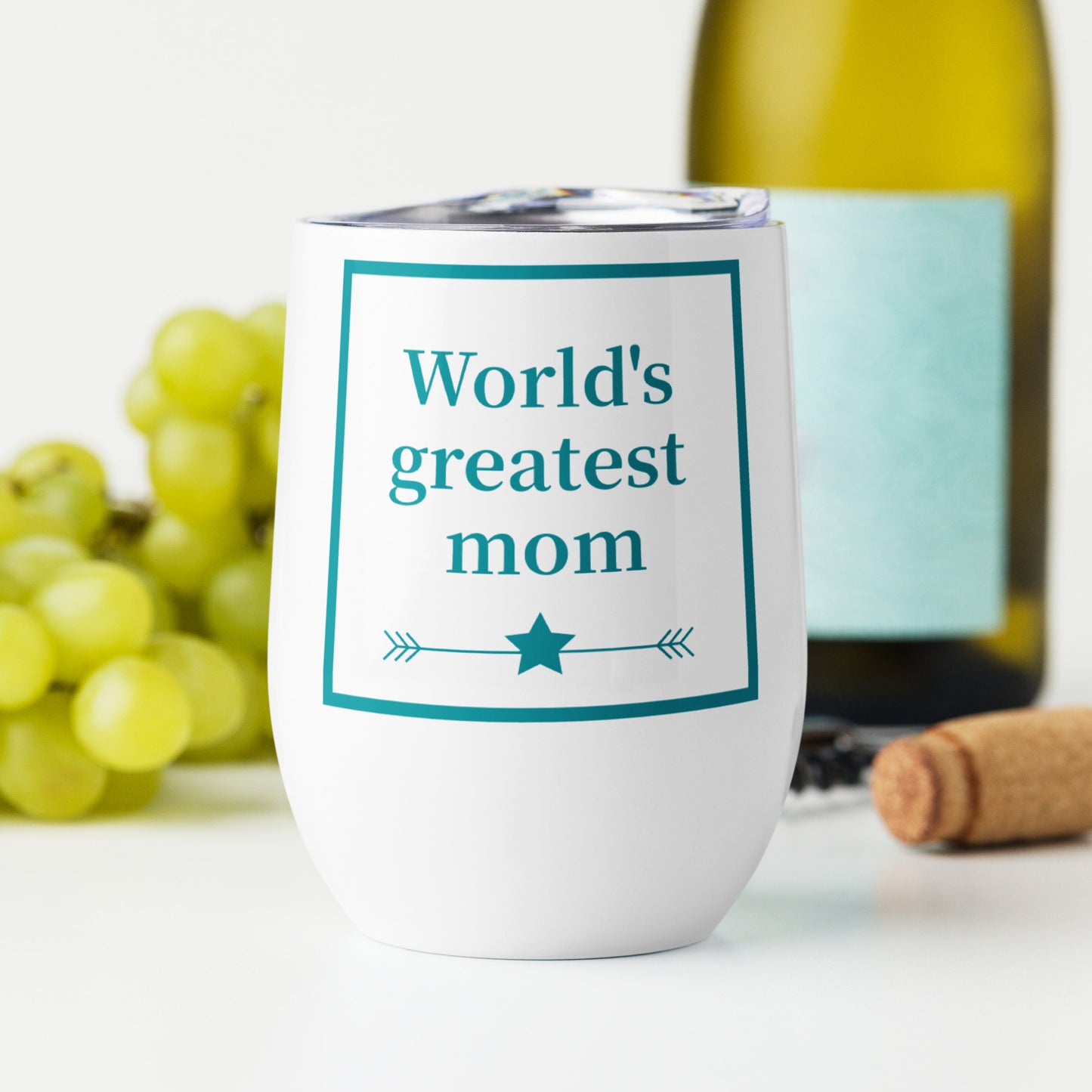 World's Greatest Mom | 12oz (355mL) Wine Tumbler